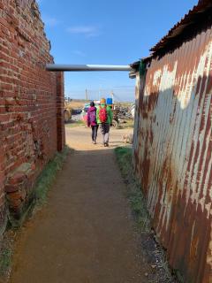 Walking through (behind) Brancaster Staithe